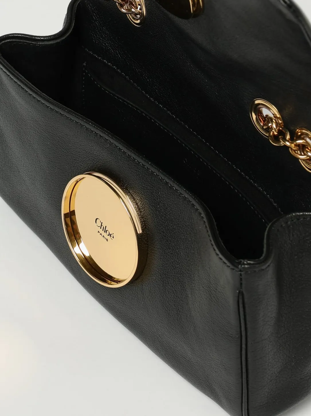 Borsa Heritage Chloé in pelle a grana