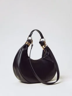 Borsa hobo 'Eclipse' con anelli Twinset