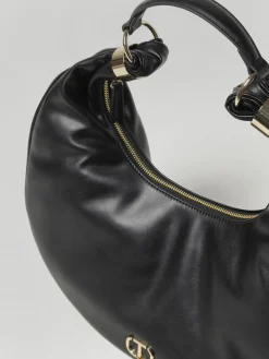 Borsa hobo 'Eclipse' con anelli Twinset