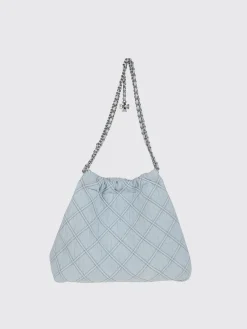 Borsa Hobo Fleming Tory Burch in denim trapuntato