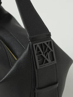 Borsa Hobo in pelle sintetica a grana Armani Exchange