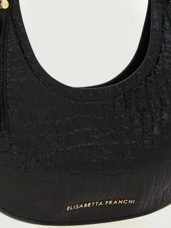 Borsa Hobo piccola con manico gioiello Elisabetta Franchi