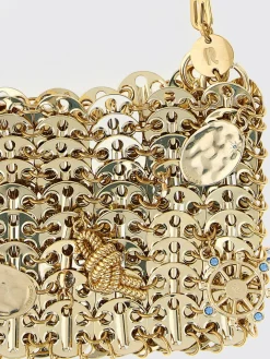 Borsa Iconic 1969 Rabanne in maglia d'alluminio