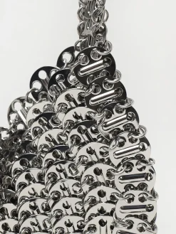 Borsa Iconic Moon 1969 Rabanne in maglia metallica