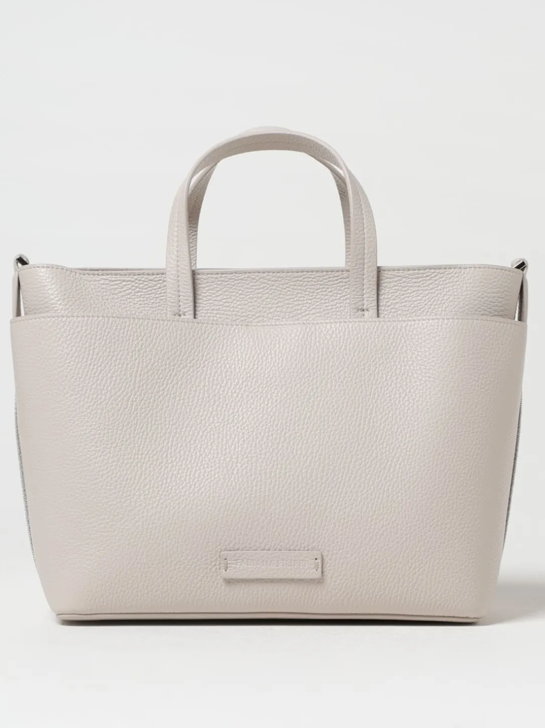 Borsa Inga Fabiana Filippi in pelle a grana con monile