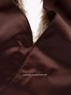 Borsa Japanese MM6 Maison Margiela in pelliccia sintetica e viscosa