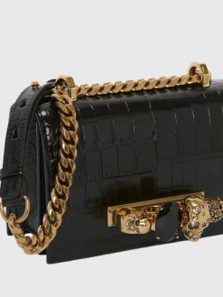 Borsa Jewelled McQueen in pelle