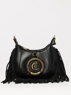 Borsa Just Cavalli in pelle sintetica a grana con frange