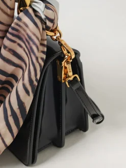 Borsa Just Cavalli in pelle sintetica con foulard stampa animalier
