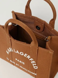 Borsa Karl Lagerfeld in canvas di cotone