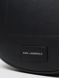 Borsa Karl Lagerfeld in pelle con logo traforato