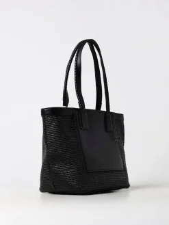 Borsa Karl Lagerfeld in rafia e pelle sintetica