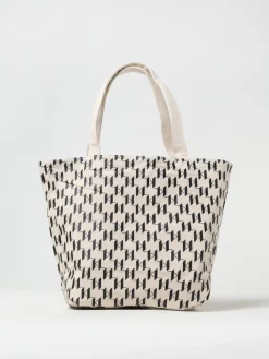 Borsa Karl Lagerfeld reversibile in canvas di cotone riciclato con stampa