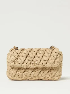Borsa Kira Tory Burch in rafia crochet