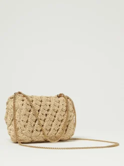 Borsa Kira Tory Burch in rafia crochet