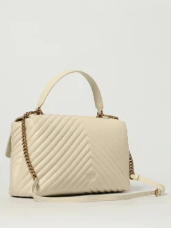 Borsa Lady Love Puff Pinko in nappa trapuntata chevron
