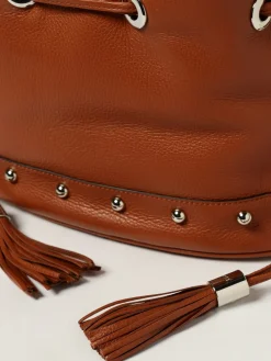 Borsa Lancel in pelle a grana con borchie