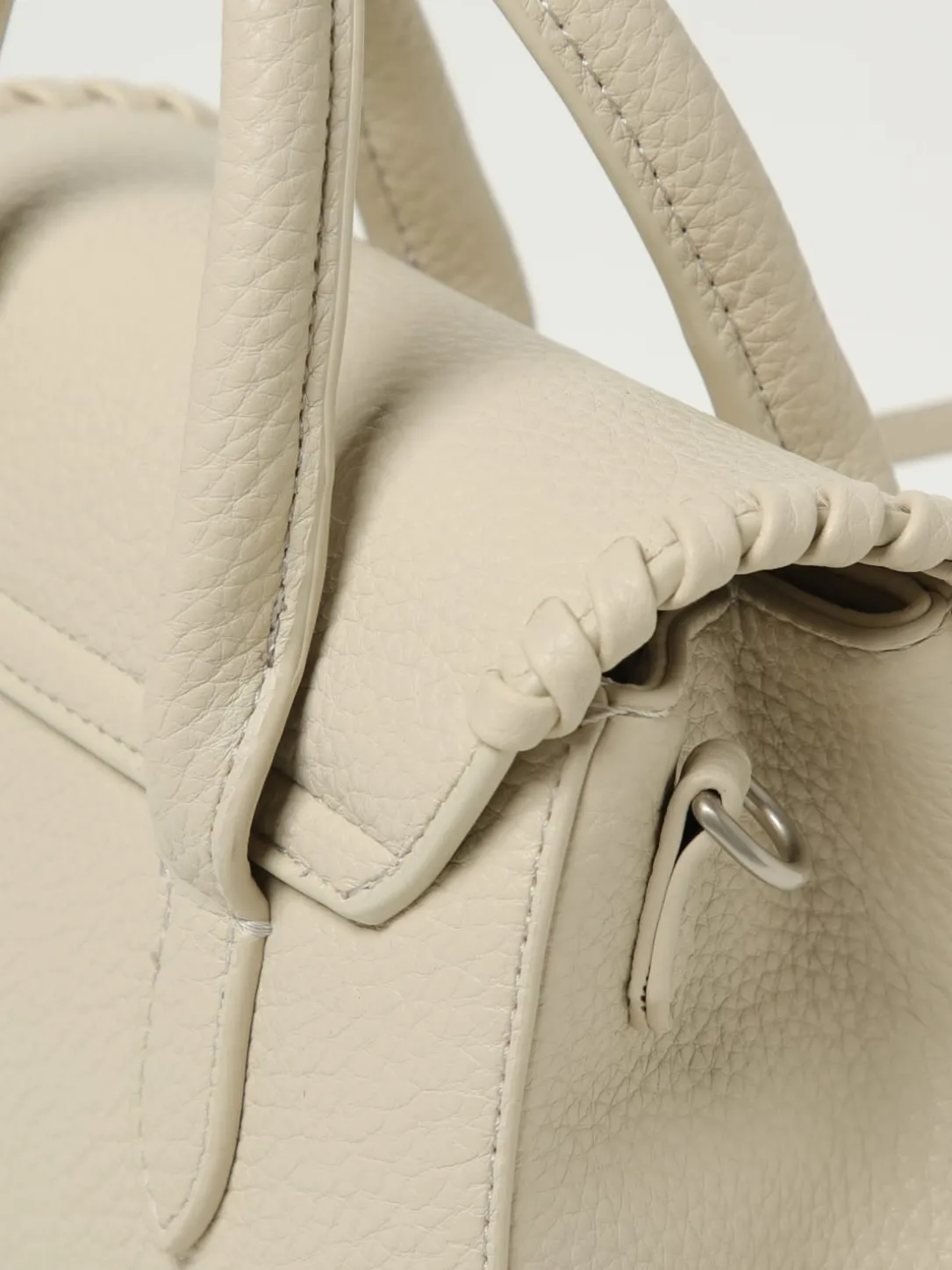 Borsa Laya XSmall Secret Pon-Pon in pelle sintetica a grana