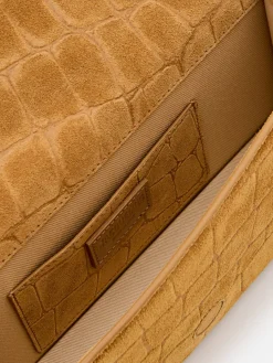 Borsa Le Bambino Long Jacquemus in camoscio stampa cocco