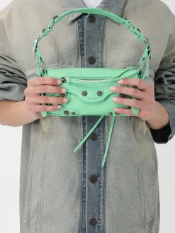 Borsa Le Cagole Sling Balenciaga in pelle bottalata