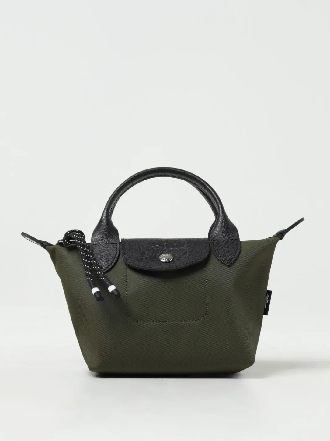 Borsa Le Pliage Energy XS Longchamp in nylon riciclato e pelle a grana