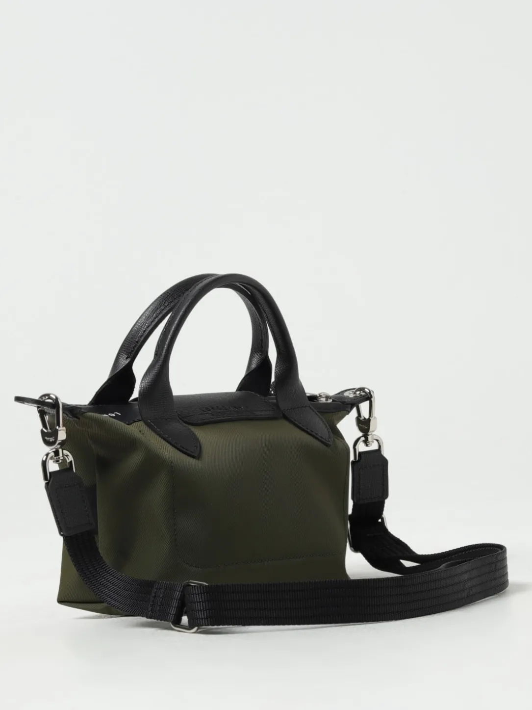 Borsa Le Pliage Energy XS Longchamp in nylon riciclato e pelle a grana