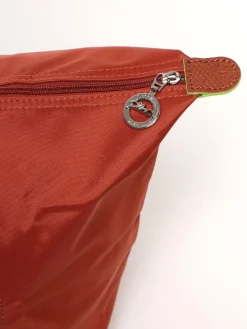 Borsa Le Pliage M Longchamp in nylon e pelle a grana