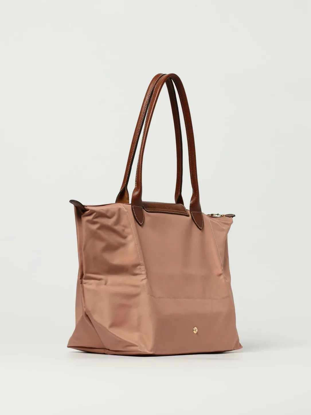 Borsa Le Pliage Original L Longchamp in nylon riciclato e pelle