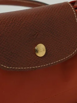 Borsa Le Pliage Original M Longchamp in nylon e pelle a grana