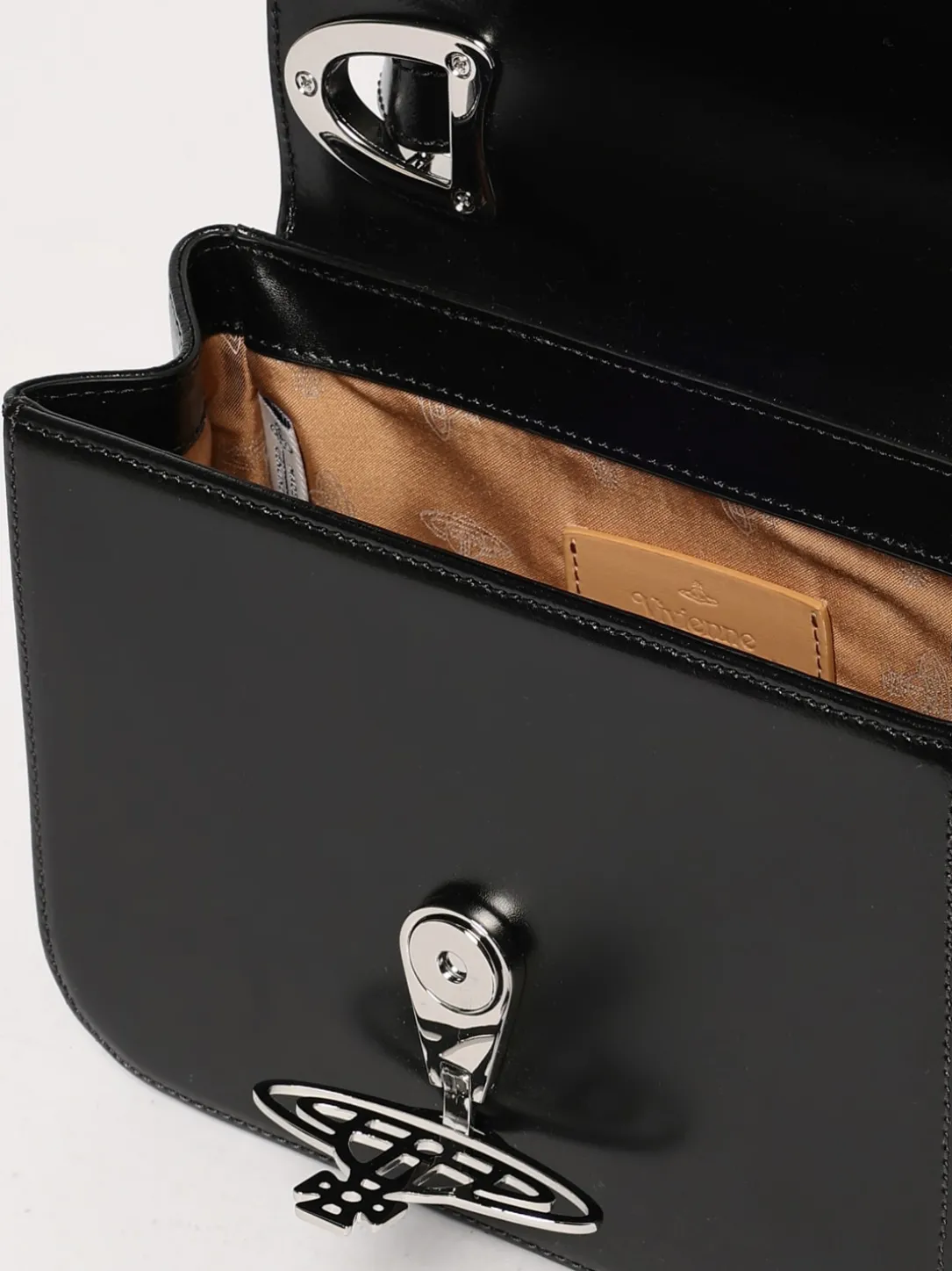 Borsa Linda Vivienne Westwood in pelle spazzolata