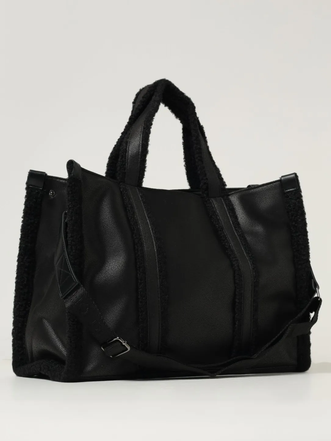 Borsa Liu Jo in camoscio sintetico e pile con borchie