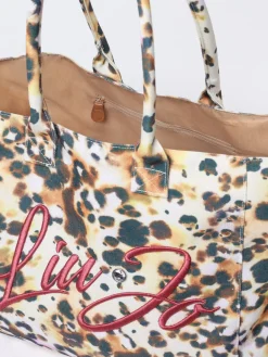 Borsa Liu Jo in canvas con stampa all over