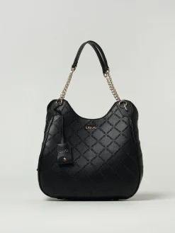 Borsa Liu Jo in pelle sintetica a grana con logo goffrato