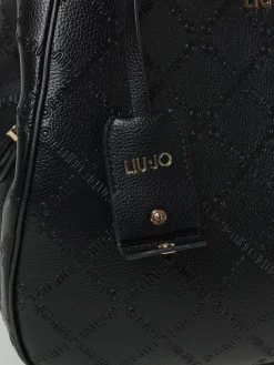 Borsa Liu Jo in pelle sintetica a grana con logo goffrato