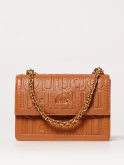 Borsa Liu Jo in pelle sintetica a grana con logo goffrato