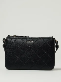 Borsa Liu Jo in pelle sintetica a grana con logo goffrato