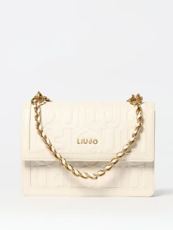 Borsa Liu Jo in pelle sintetica a grana con logo goffrato