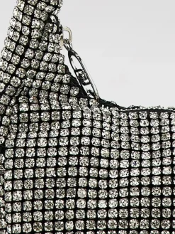 Borsa Liu Jo in viscosa con strass incastonati a griffe