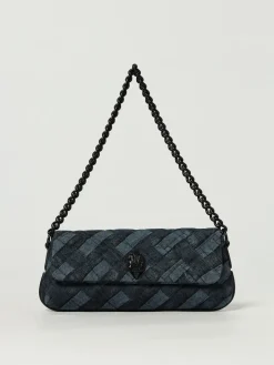 Borsa Long Kensington Kurt Geiger London in denim di cotone