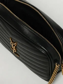 Borsa Lou Mini Saint Laurent in nappa trapuntata chevron
