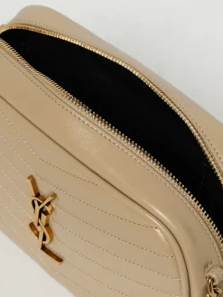 Borsa Lou Mini Saint Laurent in nappa trapuntata chevron