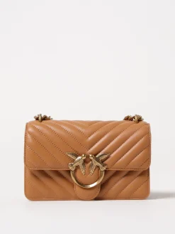 Borsa Love Bag One Mini Pinko in pelle trapuntata chevron