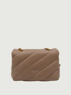 Borsa Love Bag Puff Mini Pinko in nappa matelassè