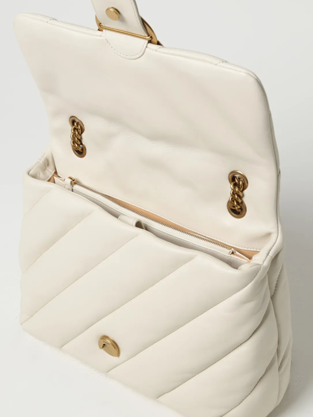 Borsa Love Big Puff Pinko in nappa trapuntata