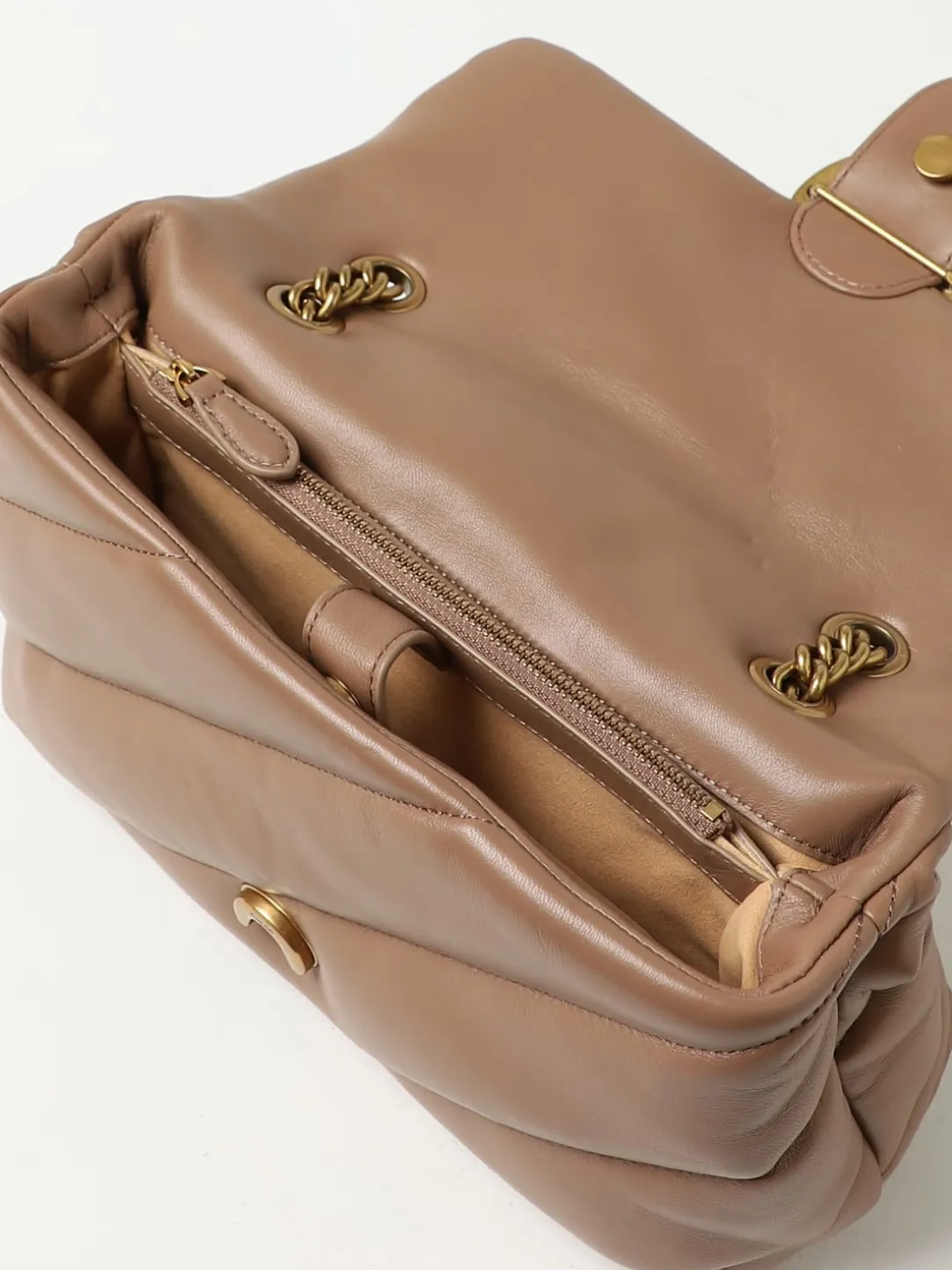 Borsa Love Classic Puff Pinko in nappa trapuntata