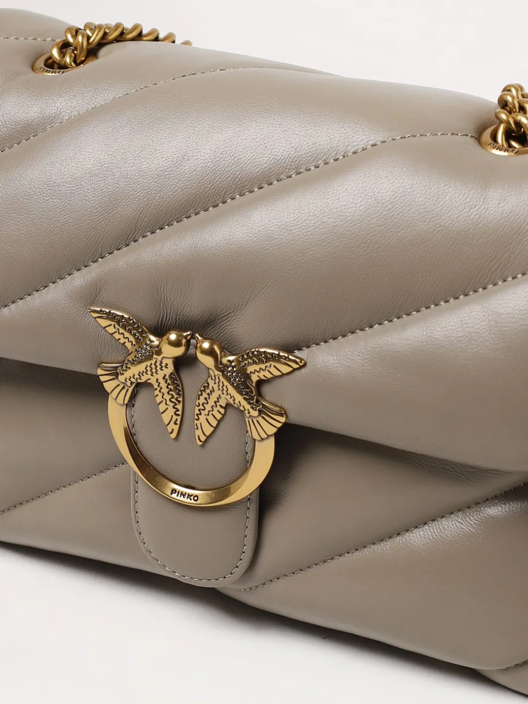 Borsa Love Classic Puff Pinko in nappa trapuntata