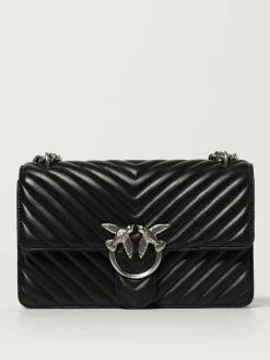 Borsa Love One Classic Medium Pinko in nappa matelassé chevron