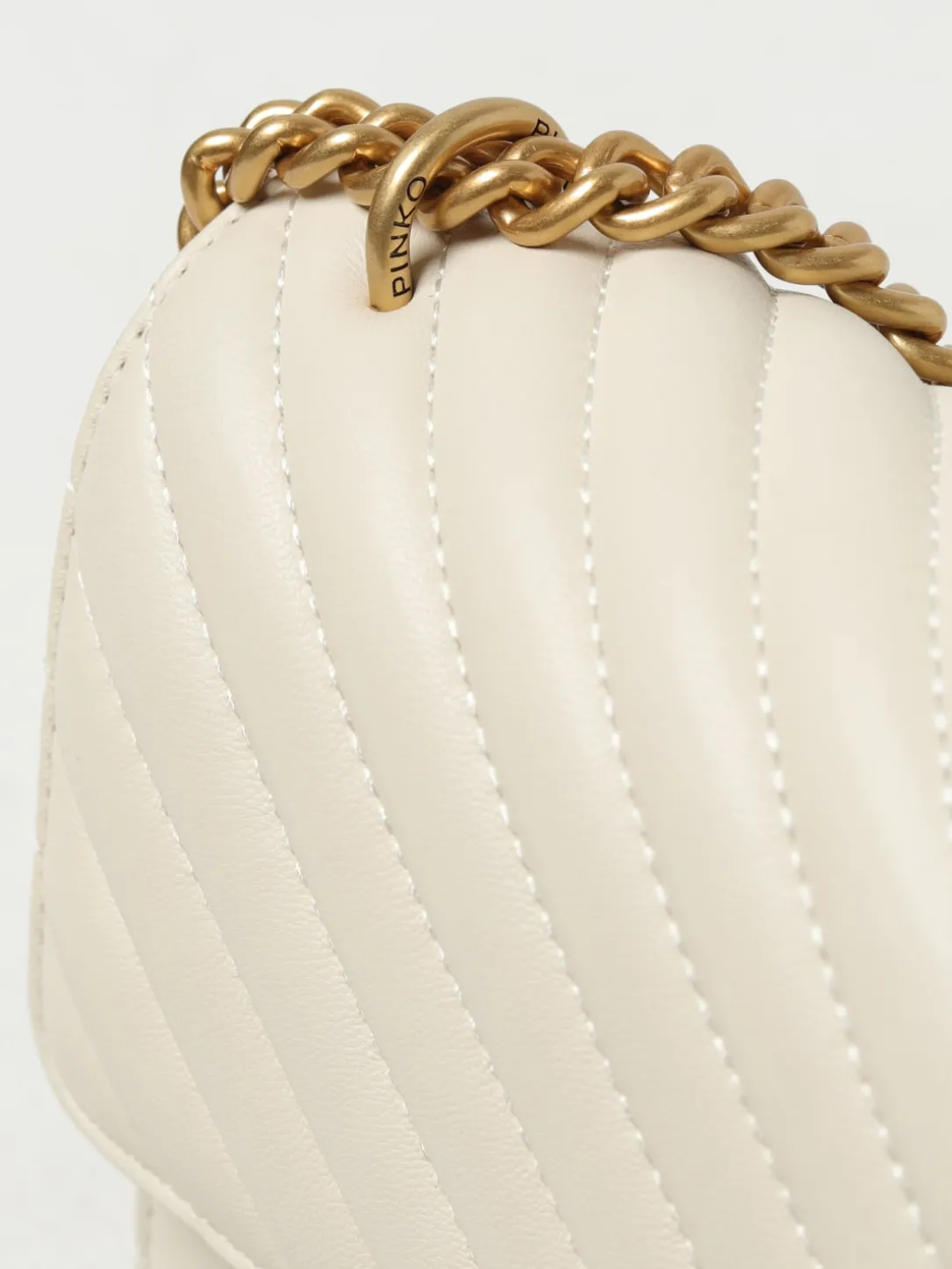 Borsa Love One Classic Pinko in nappa chevron