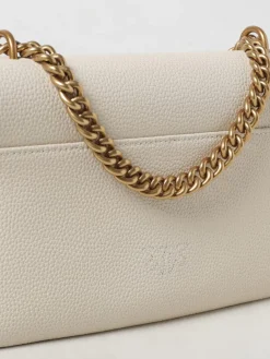 Borsa Love Pinko in pelle a grana