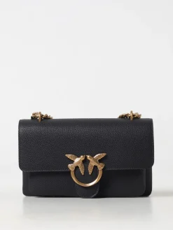 Borsa Love Pinko in pelle a grana